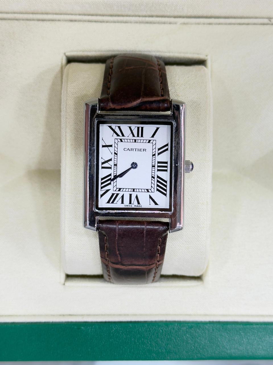 Cartier Style Luxury Watch for Men – Premium Stainless Steel Designer